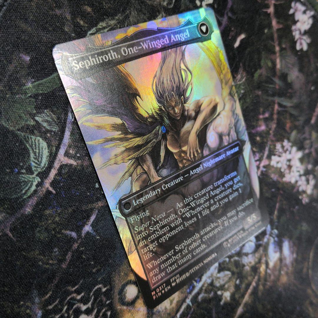 MTG 威名のソルジャー、セフィロス ボーダーレス版 foil 英語版