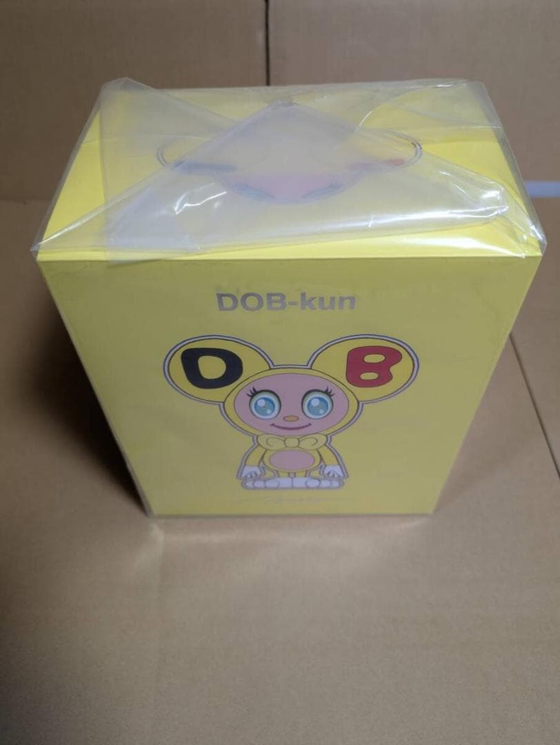 真作 村上隆 フィギュア DOB-kun Yellow ソフビ