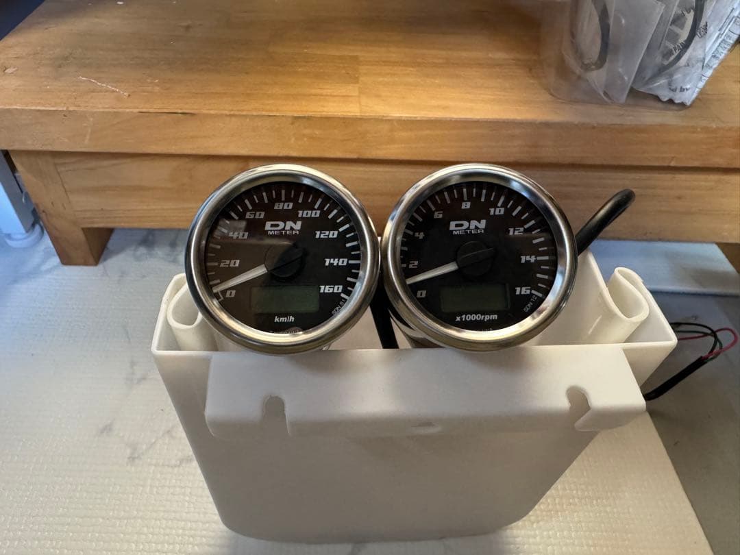 タケガワ　スモールDN　タコメーター　スピードメーター　φ48
