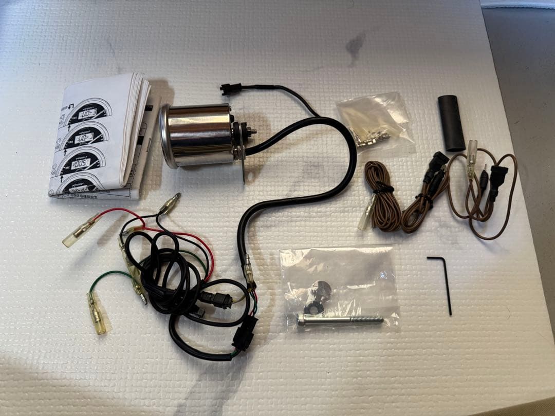 タケガワ　スモールDN　タコメーター　スピードメーター　φ48