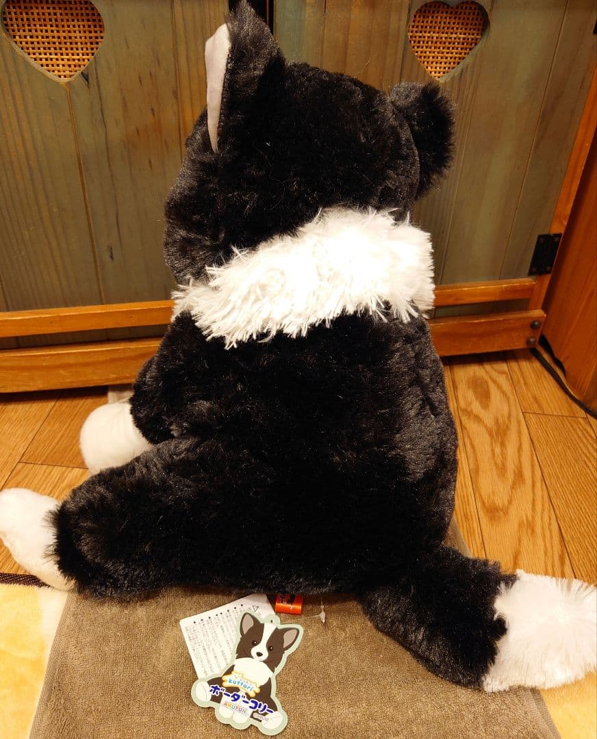 くったりボーダーコリー【新作】おりこうさん  ノワール ウルトラBIG