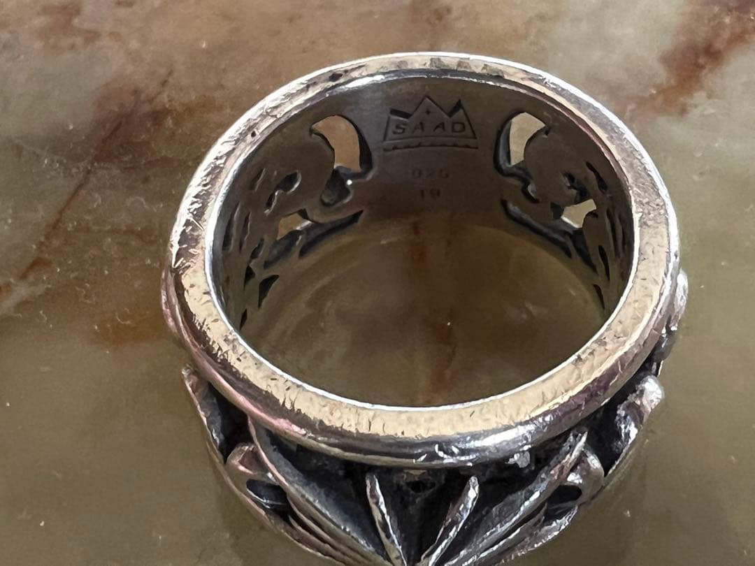 SAAD silver925 フローラルサンアラベスク　リング