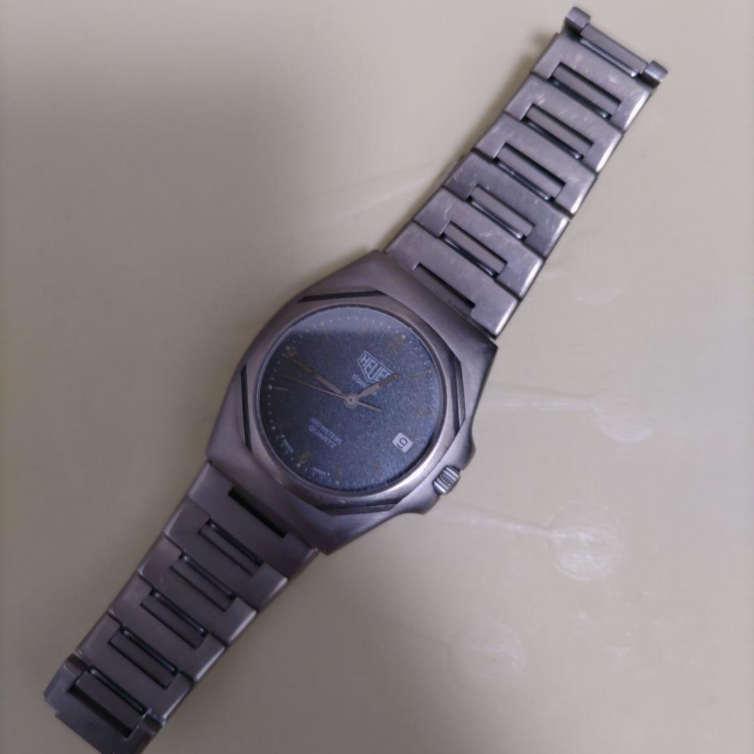 稀少　ホイヤー　チタニウム　プロフェッショナル１００Ｍ　メンズ　クォーツ