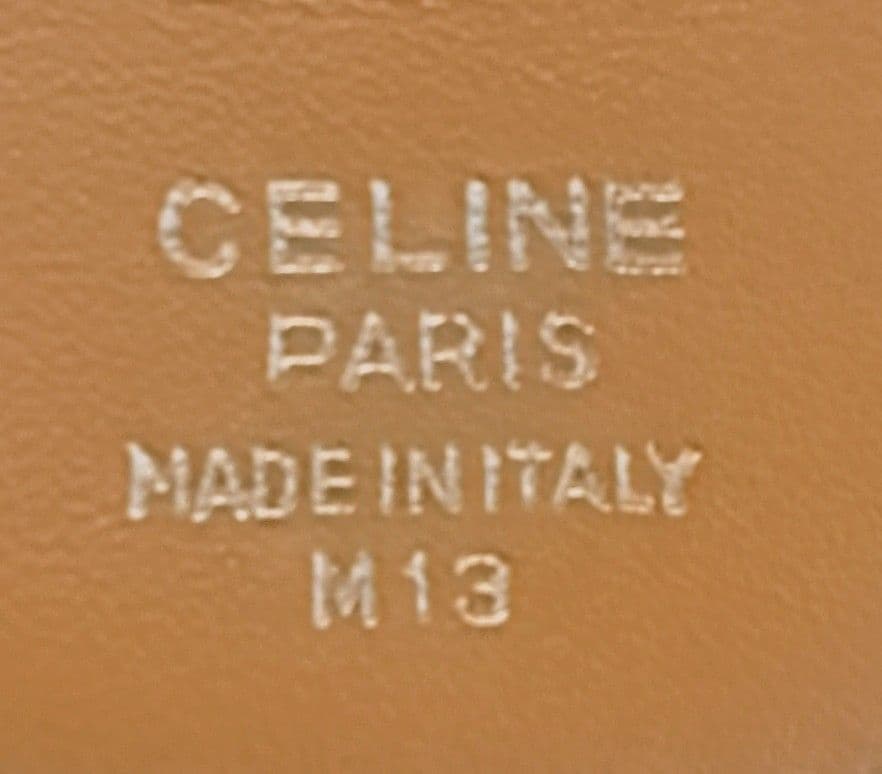 AQB12 セリーヌ マカダム ハンドバッグ トリオンフ ゴールド金具