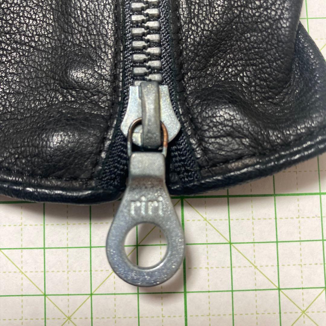 イサムカタヤマ　ブラックレザー手袋 グローブMサイズ