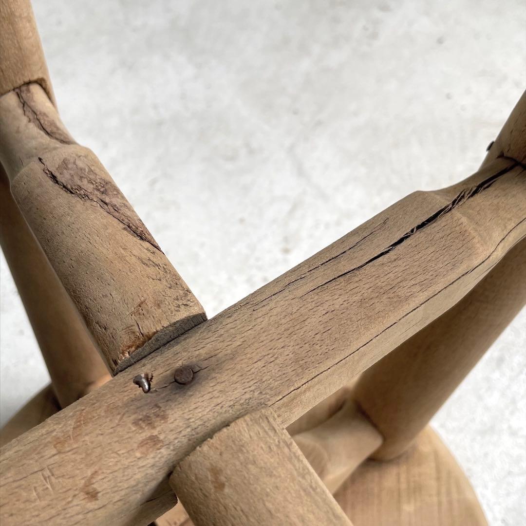 古いスツール　レトロ　丸椅子　古道具　アンティーク