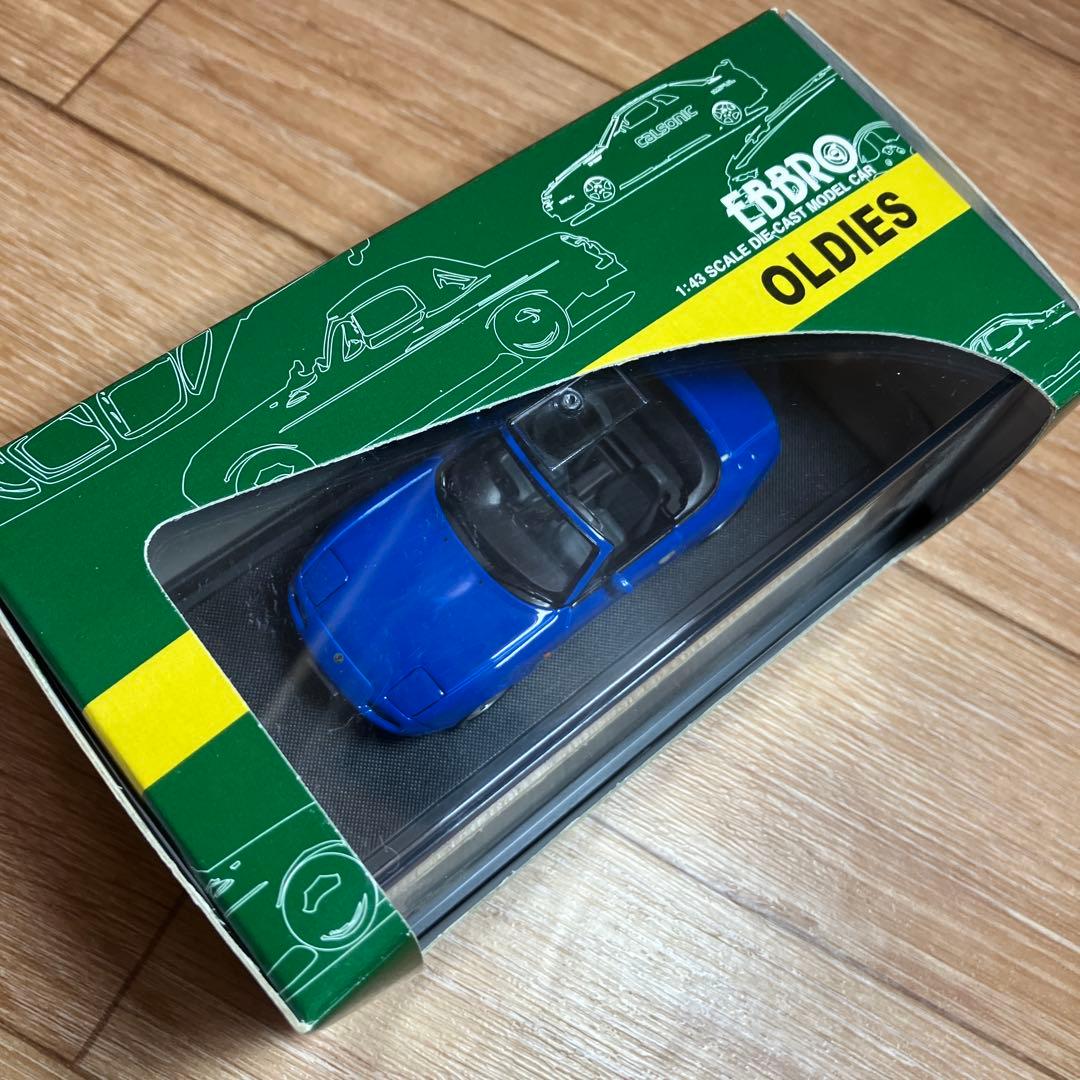 【未使用】EBBROユーノスロードスター1/43 青 商談成立