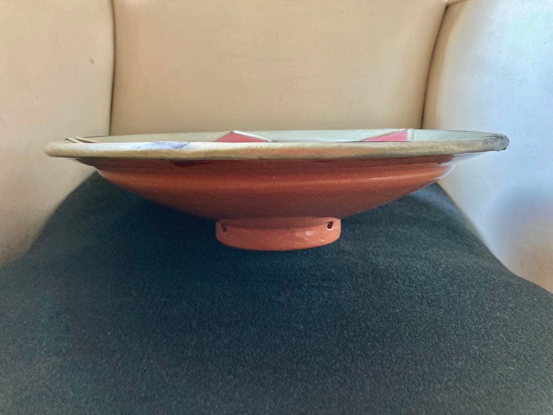 モロッコ製タジン皿(すず板細工+陶器)