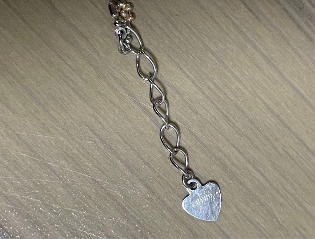 アンクレット　2連　アクセサリー　Ｋ10WG かわいい