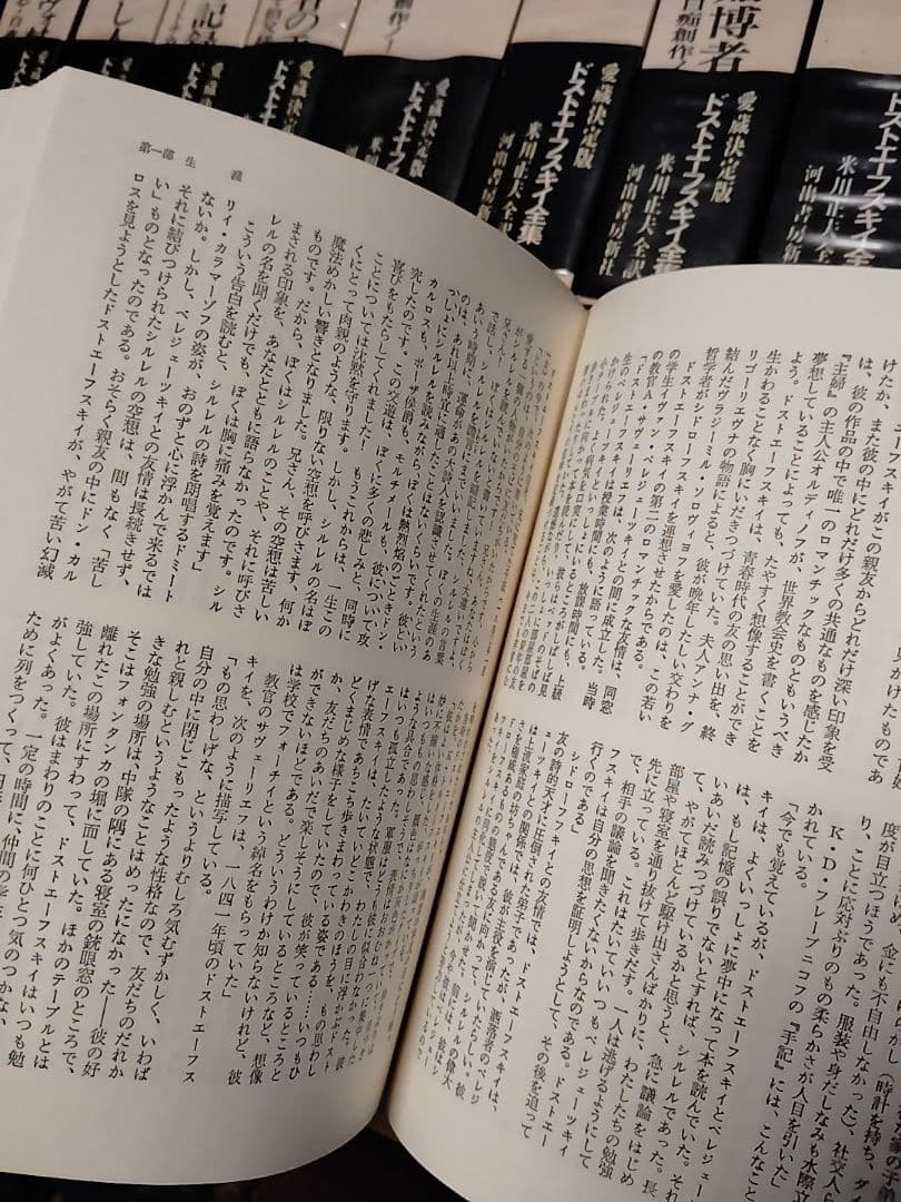 ドストエフスキー全集 全21巻（20巻+別巻） 米川正夫訳 河出書房書房新社
