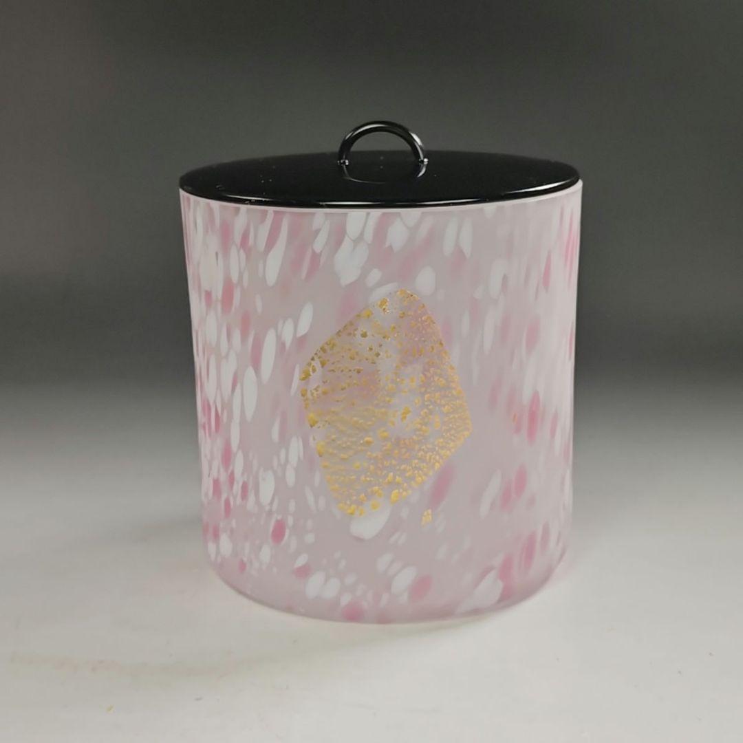 ウ232 水指『平井衣作』『硝子ガラス　水指』茶道具