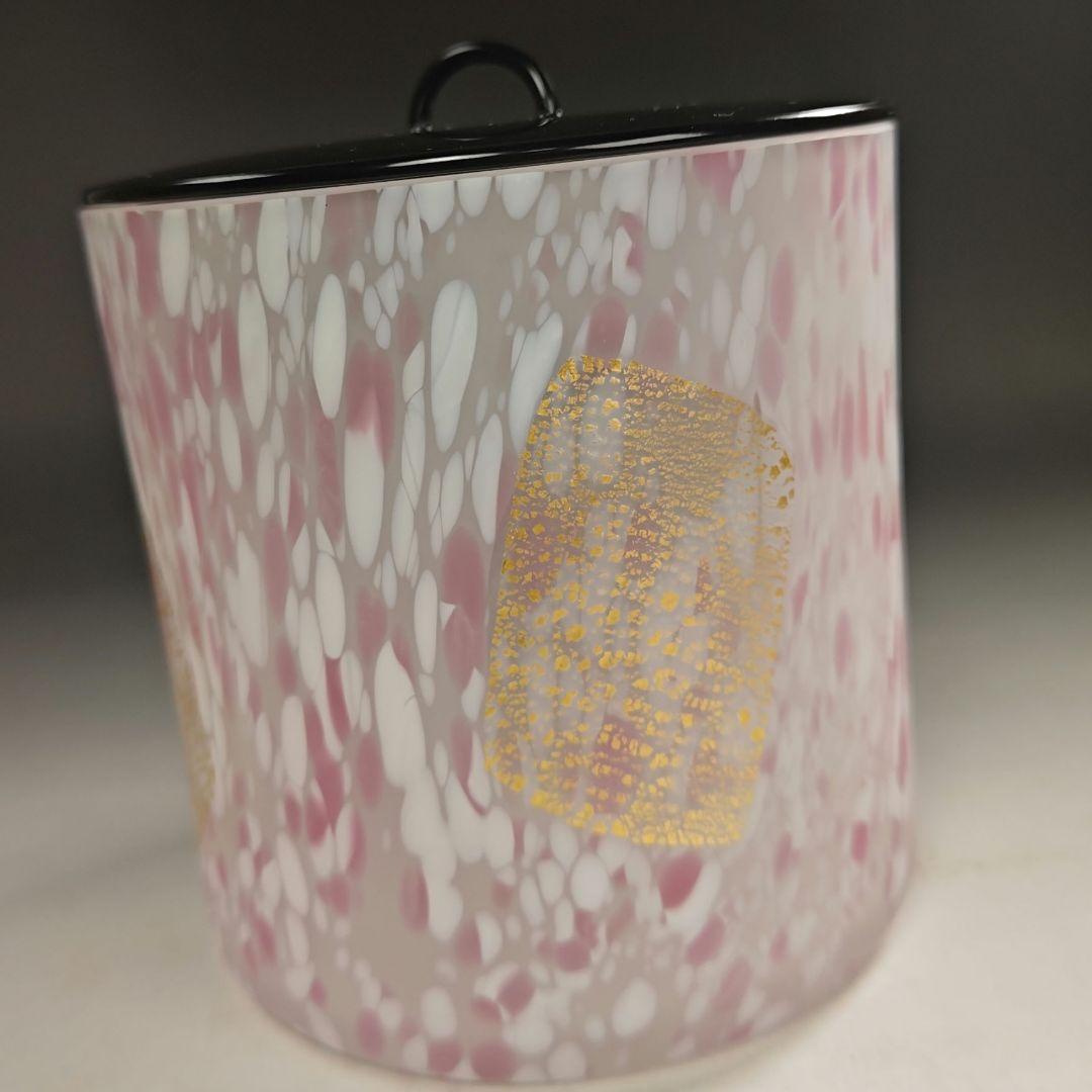 ウ232 水指『平井衣作』『硝子ガラス　水指』茶道具