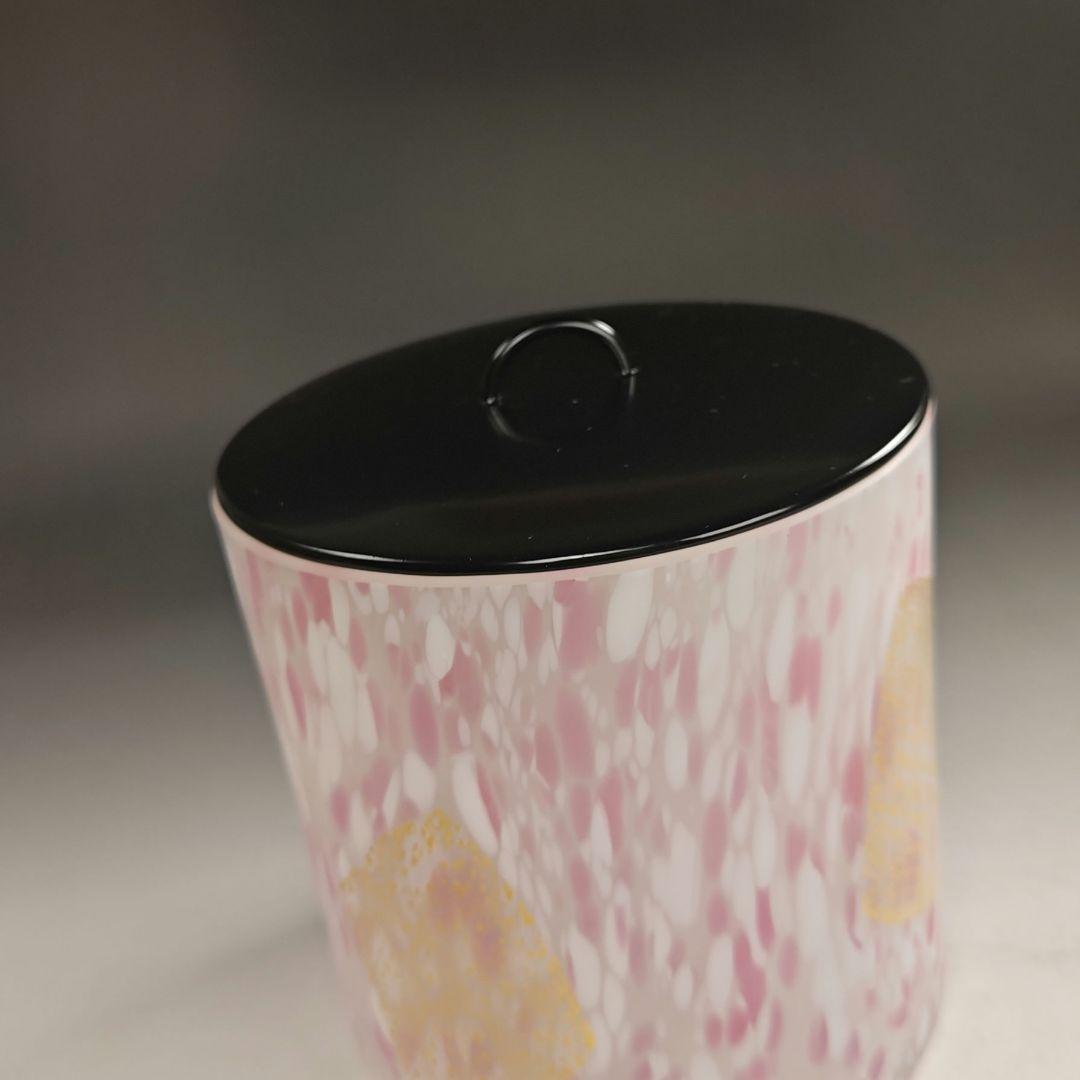 ウ232 水指『平井衣作』『硝子ガラス　水指』茶道具