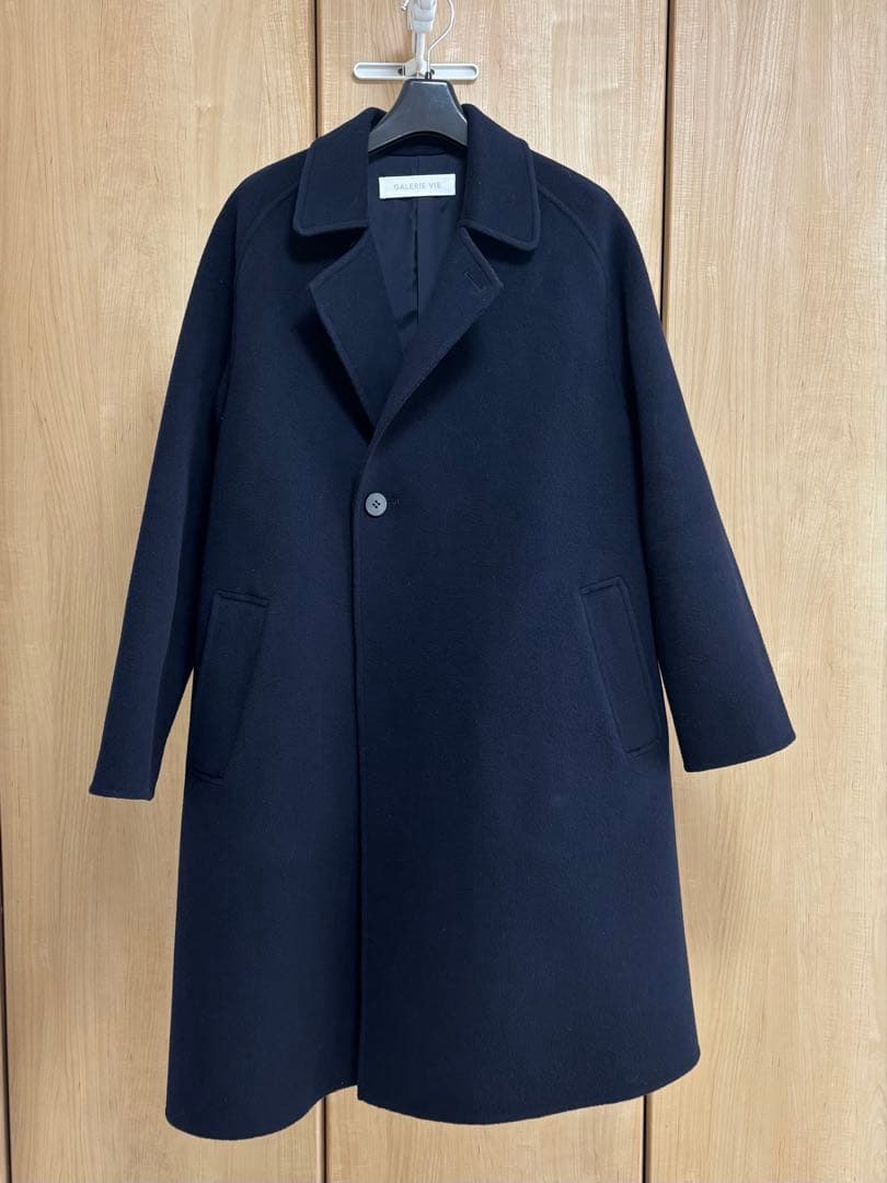 23AW ギャルリーヴィー ウールカシミヤダブルフェイス オーバーコート