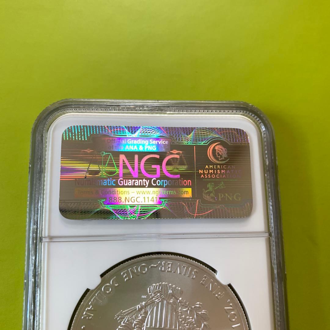 NGC鑑定済み 最高評価　MS70　2011年 アメリカ イーグル銀貨 1oz