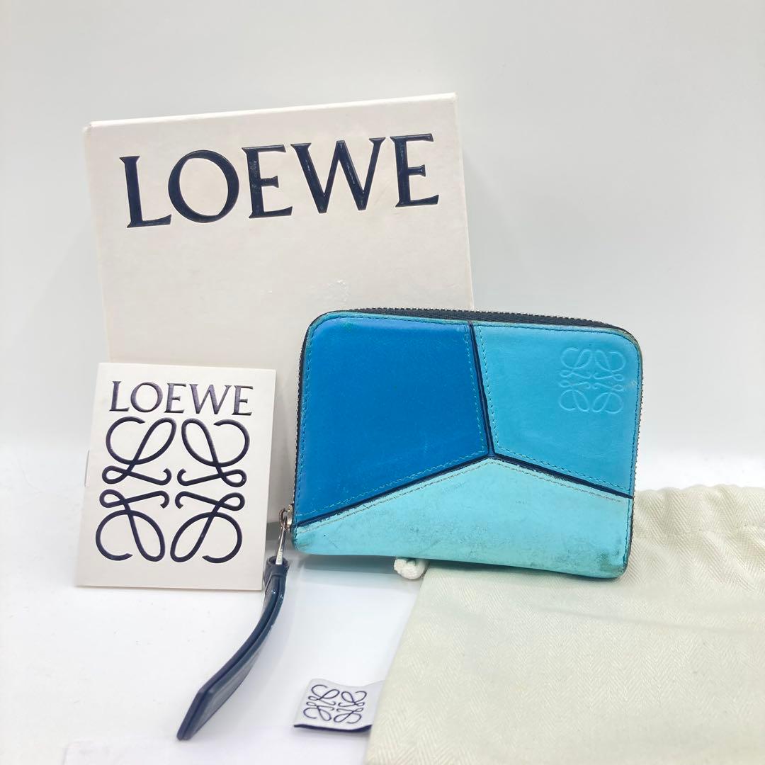 LOEWE Puzzle 6 Card Zip Wallet 財布
