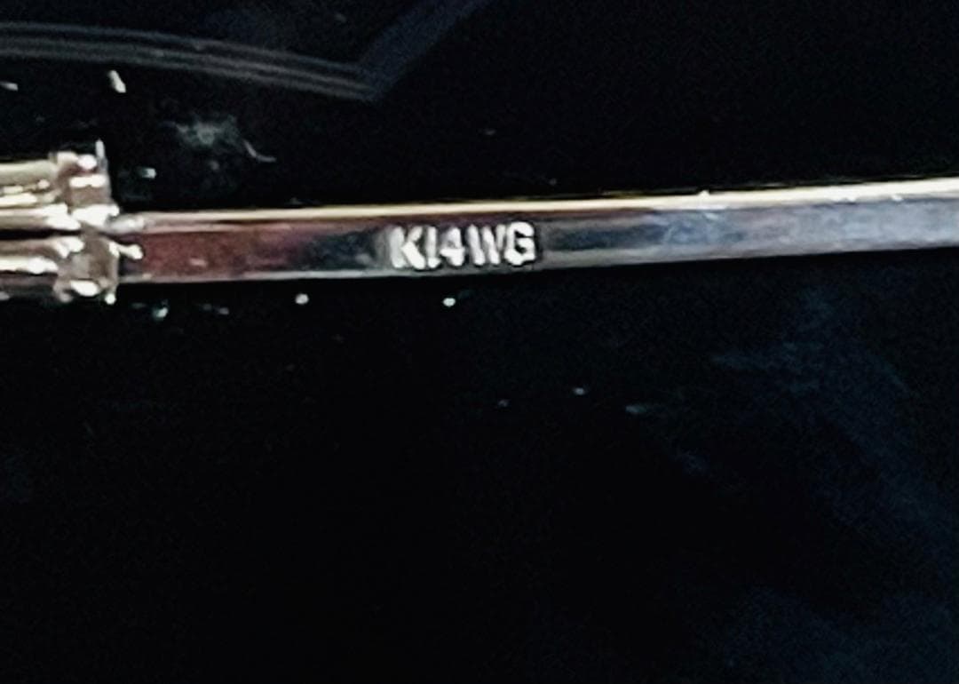 【A020】K14WG　2way カメオ　ブローチ　ペンダントトップ