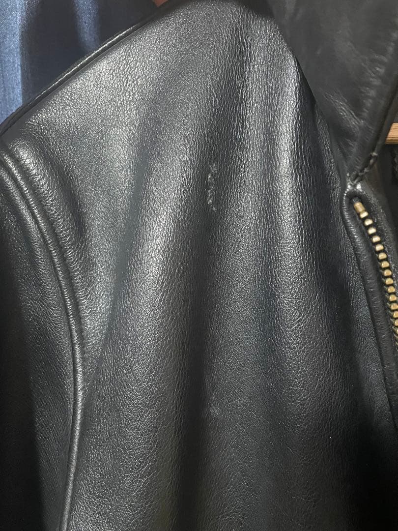 Harley-Davidsoフレイムス刺繍 ライダースジャケット M サイズ