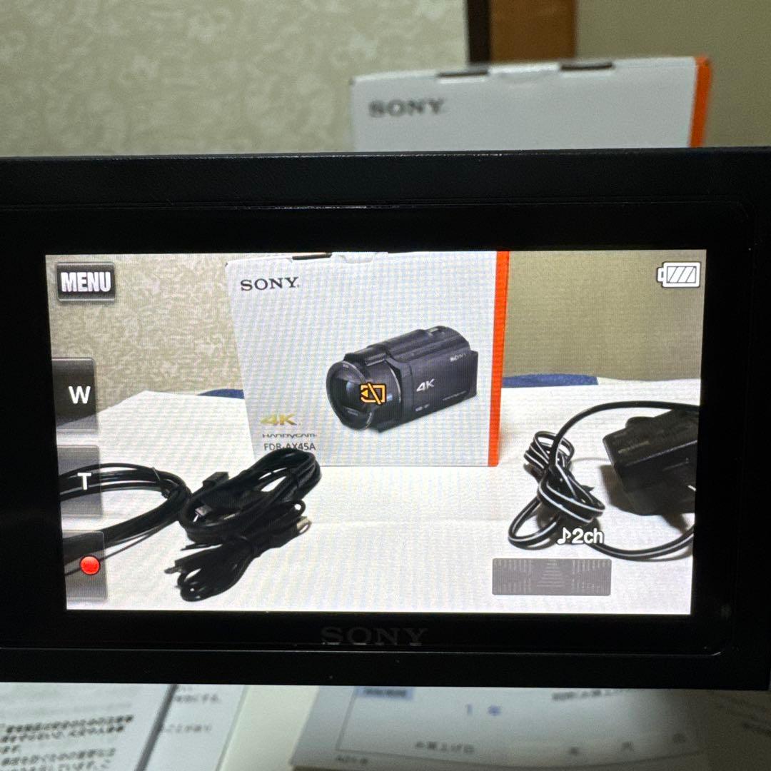 4K ビデオカメラ SONY AX-45A