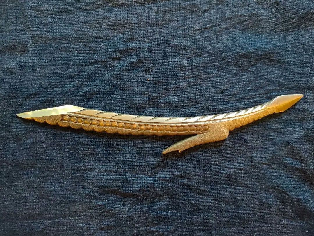 ナイフ　龍　2本セット　藤原良明作