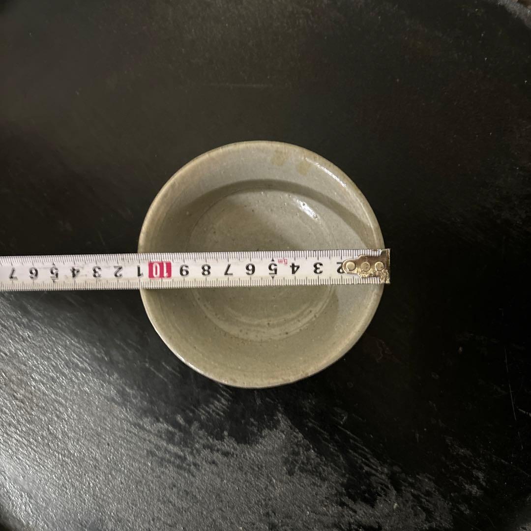 李朝　小服茶碗　大盃　堅手　白磁　酒器　韓国骨董　ぐい呑み　猪口　アンティーク