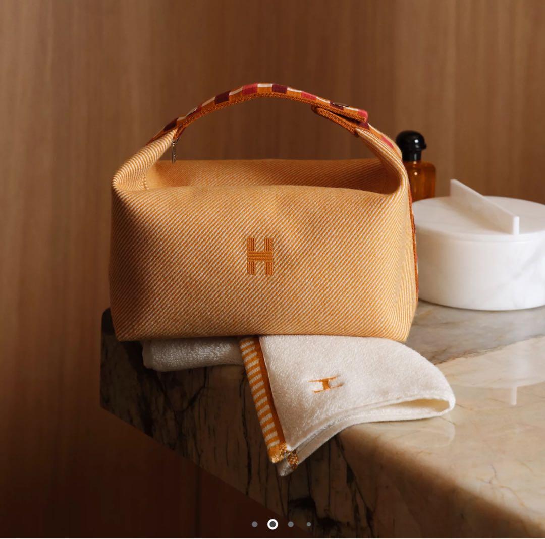 HERMES カレ・タオル 《ヴィス・ヴェルサ》 ナークル/タン