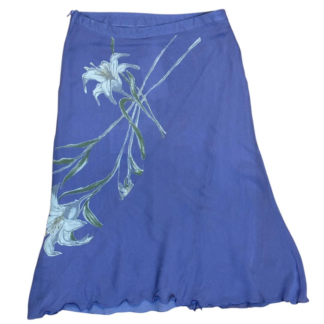 【新品未使用タグ付】ANNA MOLINARI フラワースカートak078