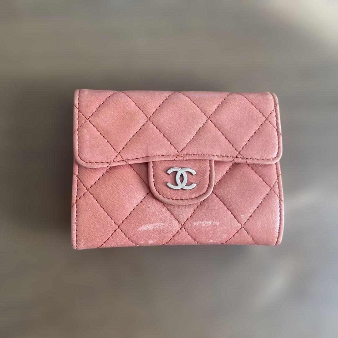 CHANEL 財布 ピンク