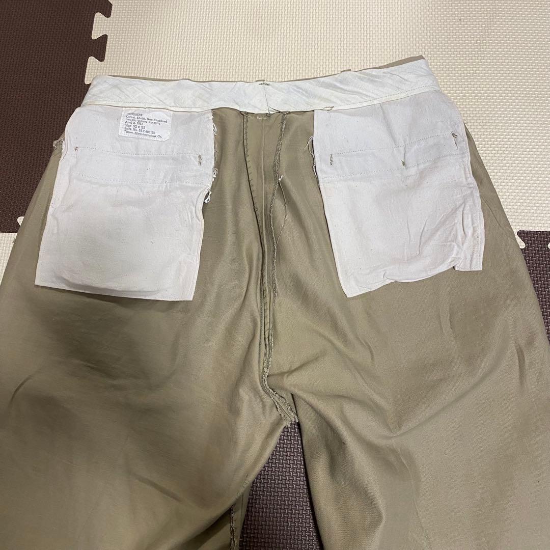 40s 50s US ARMY M-45 チノパン 1951年製 45カーキ