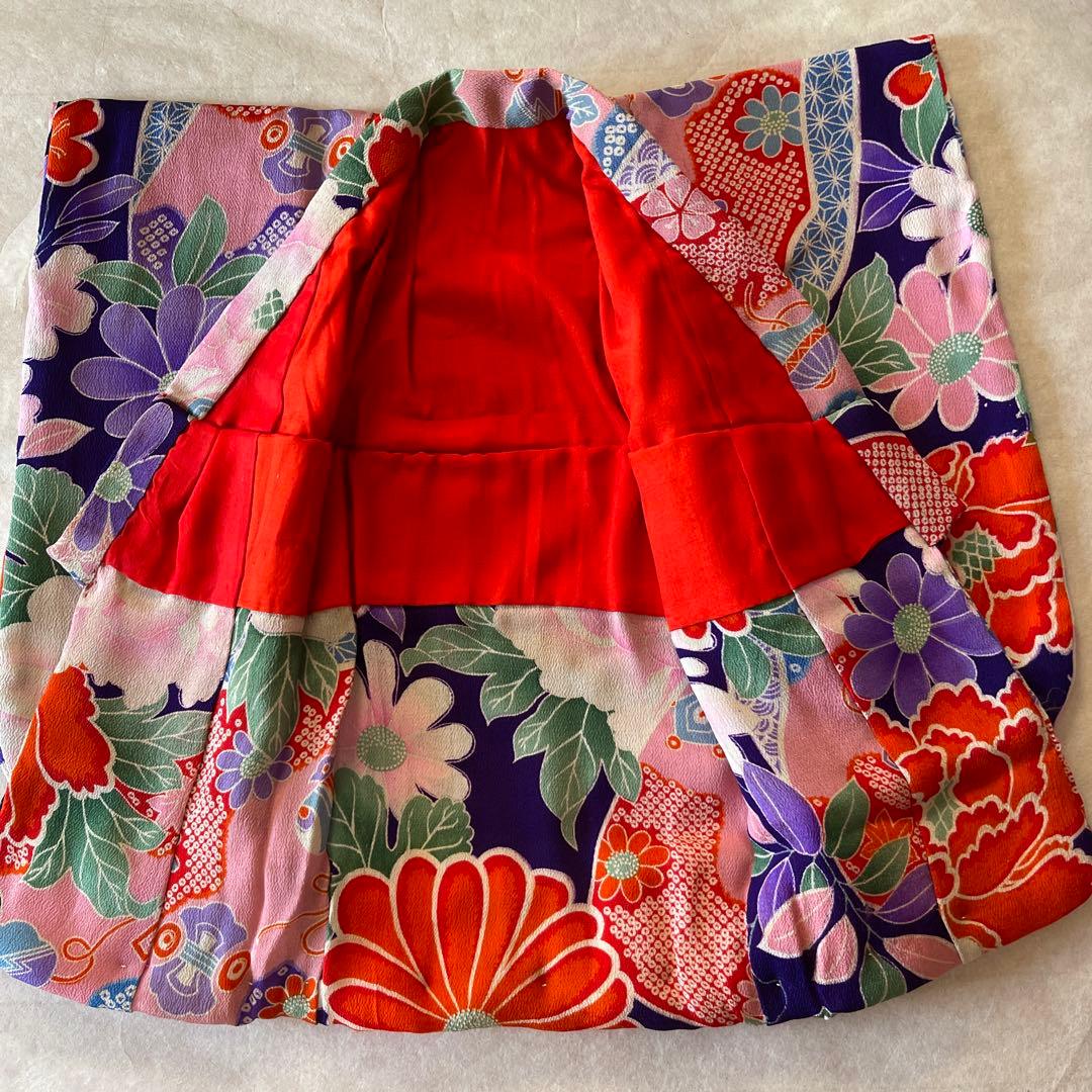 古布　一越縮緬　人形の着物　10号　120706