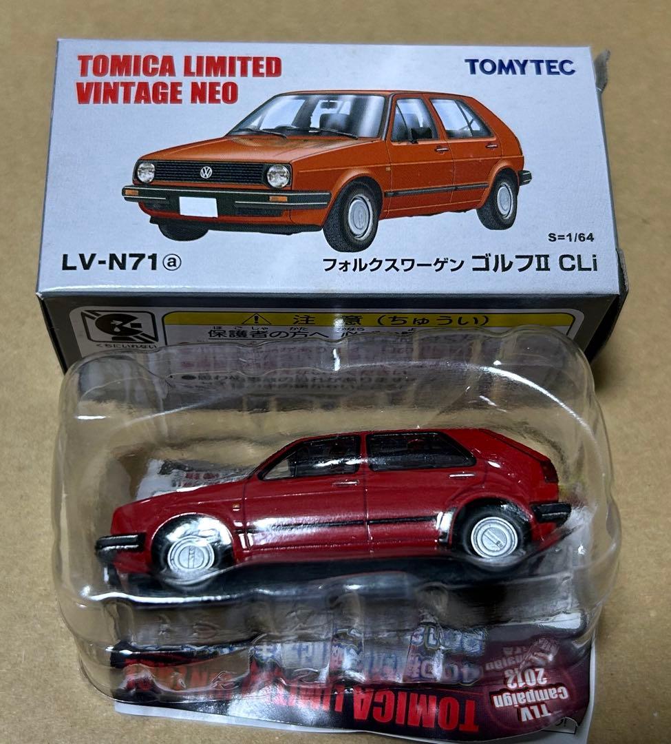 トミカリミテッドヴィンテージネオ フォルクスワーゲン ゴルフⅡ レッド