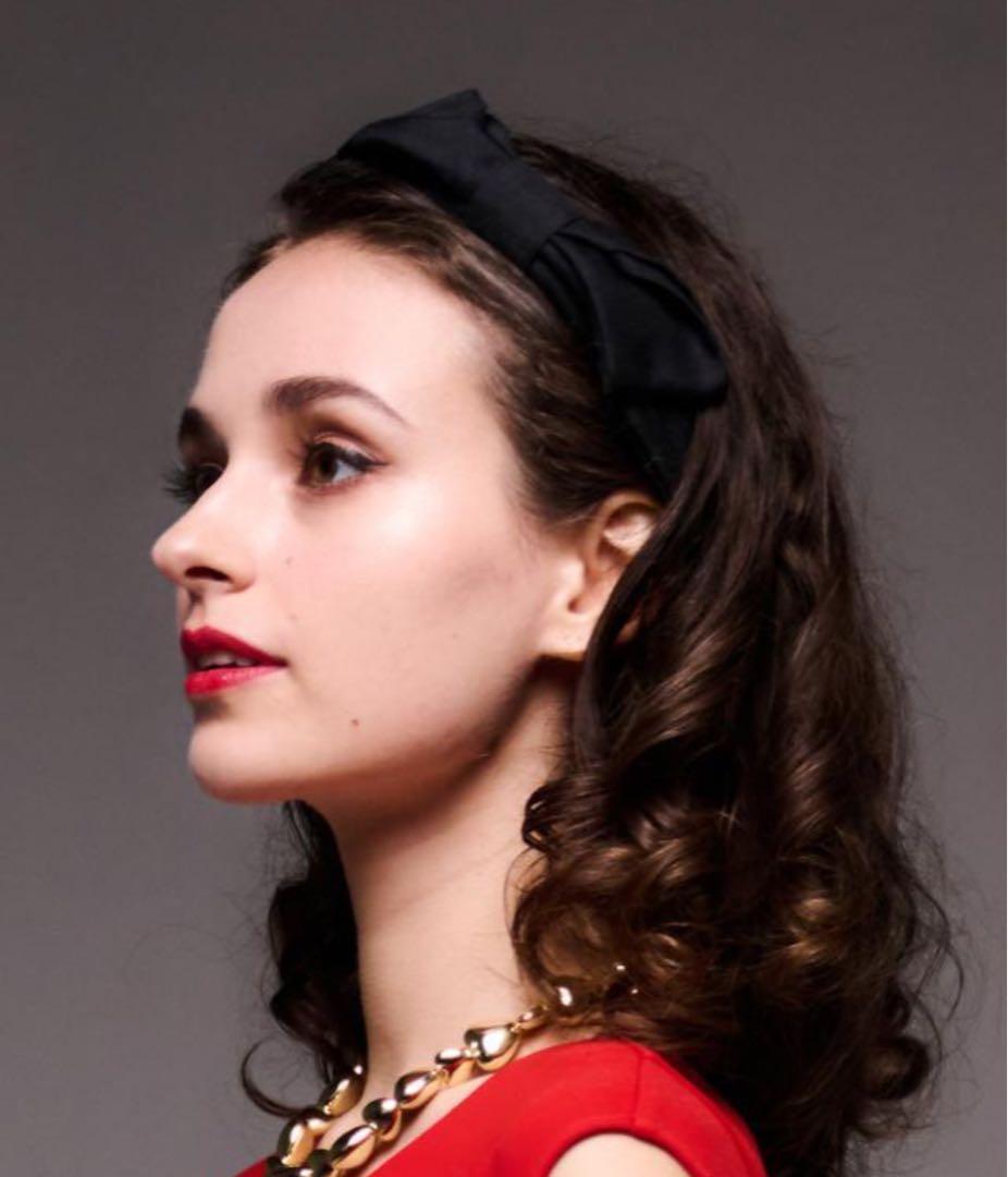 ハンドメイド大人リボンカチューシャ