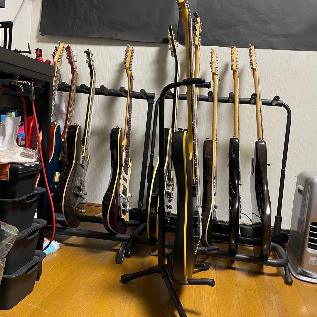 Schecter demon series 7弦　ブラック　エレキギター