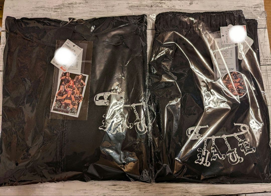 スターダム　上谷沙弥　スウェット上下　３Ｌ　ジップパーカー&ジョガーパンツ