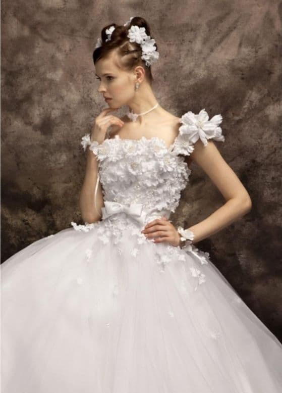 桂由美　ウエディングドレス　PY131