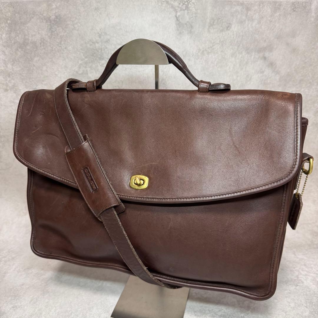 オールドコーチ ビジネスバッグ ターンロック A4 USA製 ブリーフケース