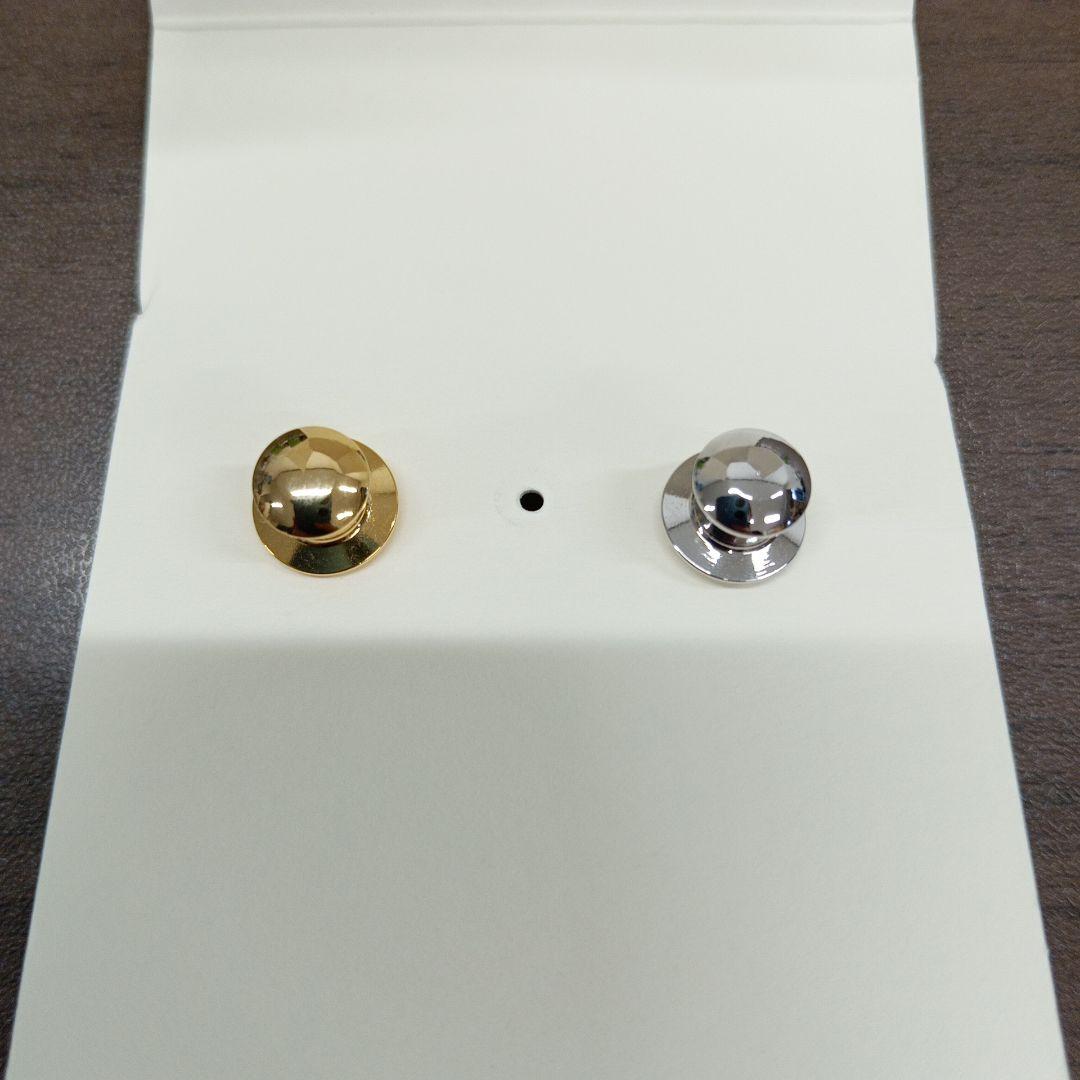 【岡村靖幸 ピンバッジセット】ピーチマーク ゴールド＆シルバー ピンバッジ