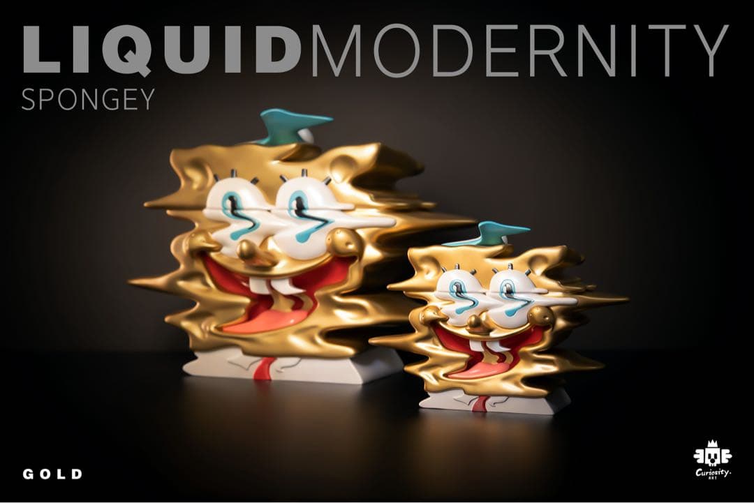 リキッド・モダニティー　第三弾　スポンジー　金　ポップカルチャー　20.5cm
