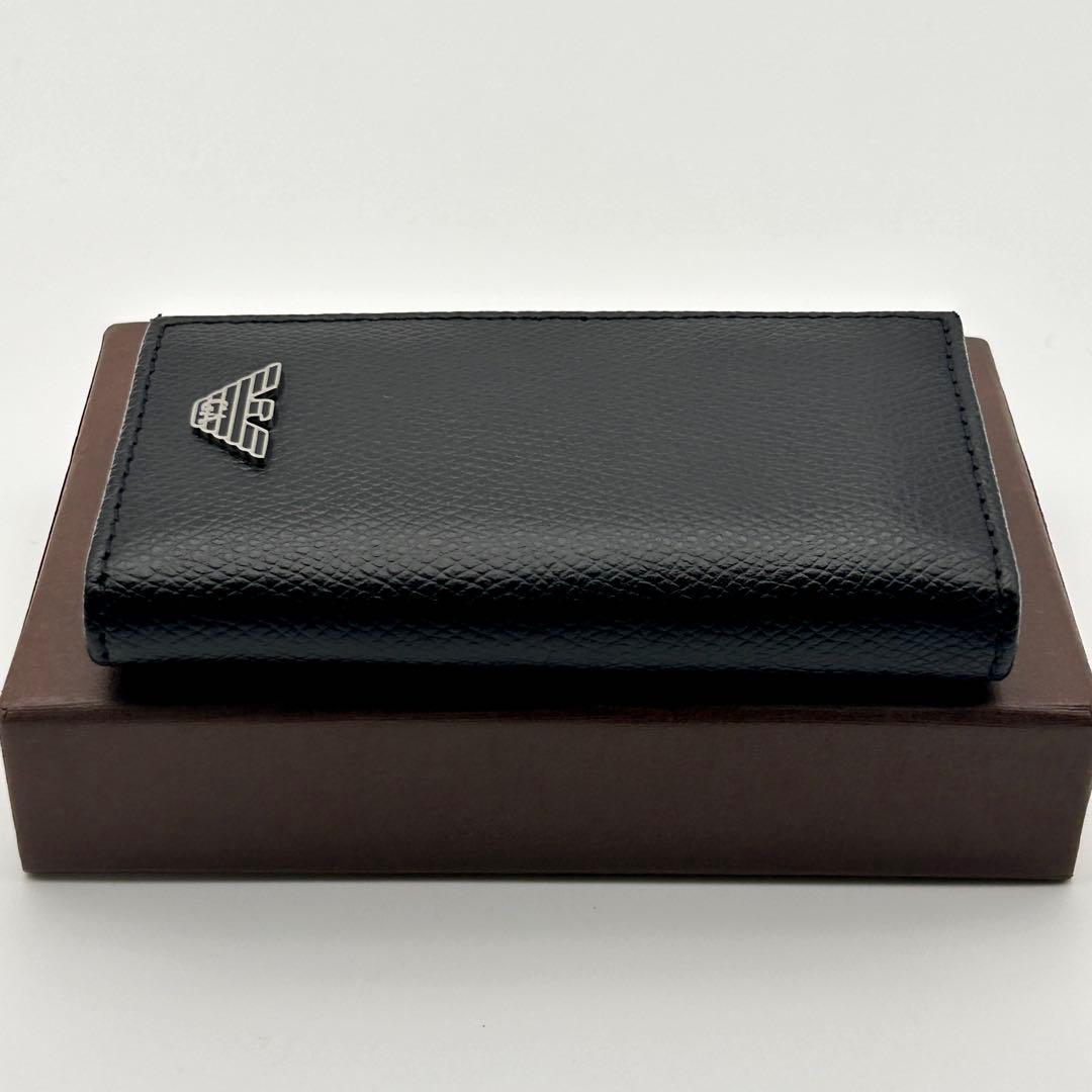 美品✨ EMPORIO ARMANI アルマーニ 6連 キーケース ブラック