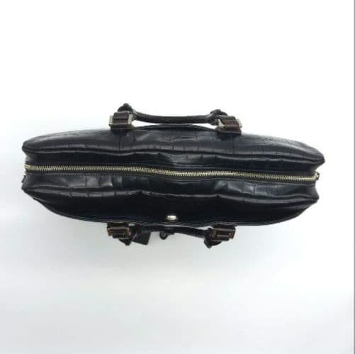 kiefer neu ブリーフケース クロコダイル型押し エンボス 男女兼用