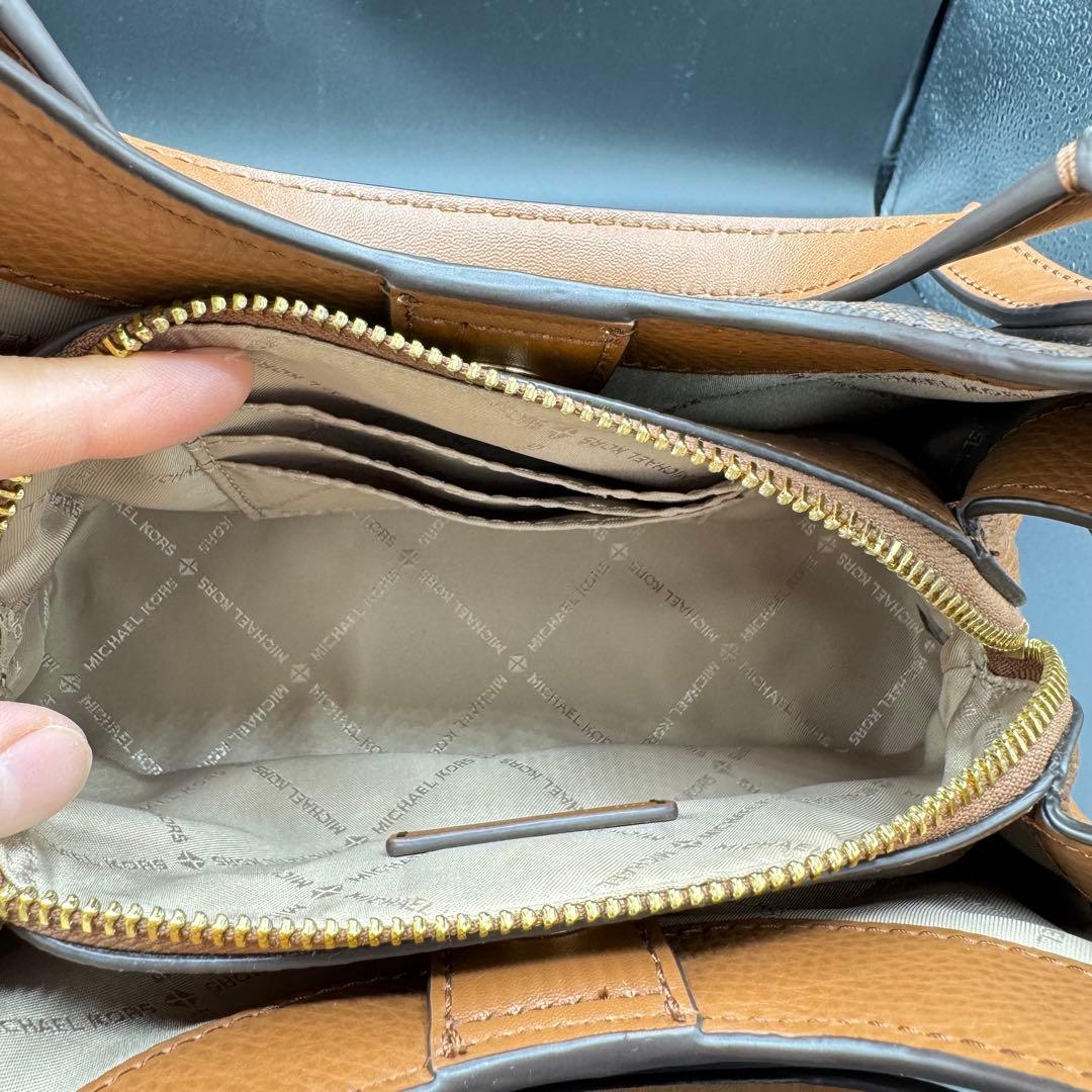未使用級✨マイケルコース ショルダーバッグ 2way MK柄 レザー