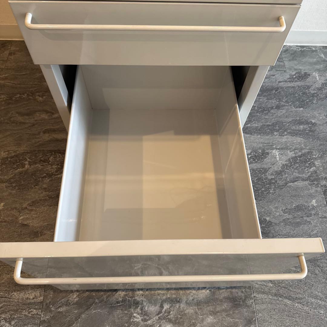 無印良品 スチールキャビネット ライトグレー