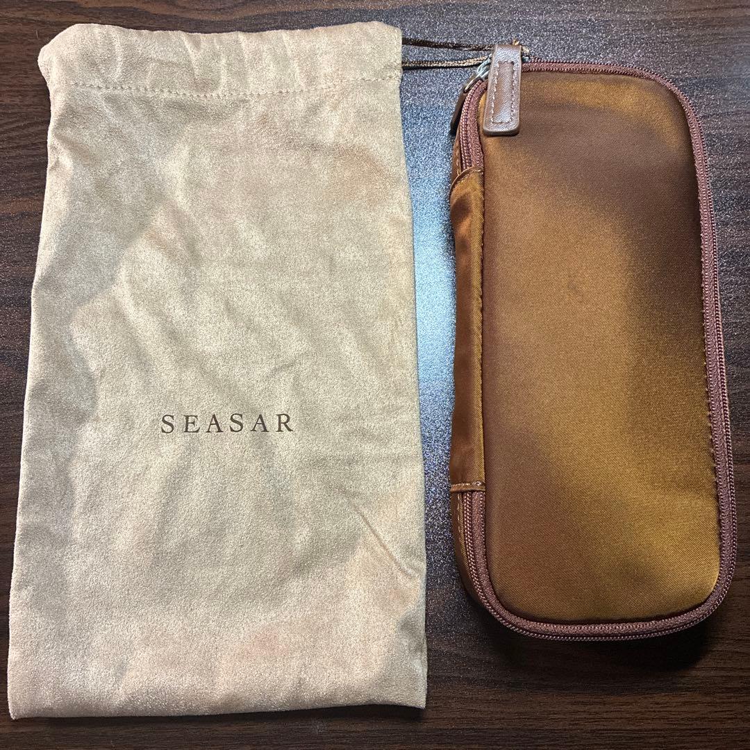SEASAR OctFold ペンケース カルロスナイロン　茶　オクトフォールド