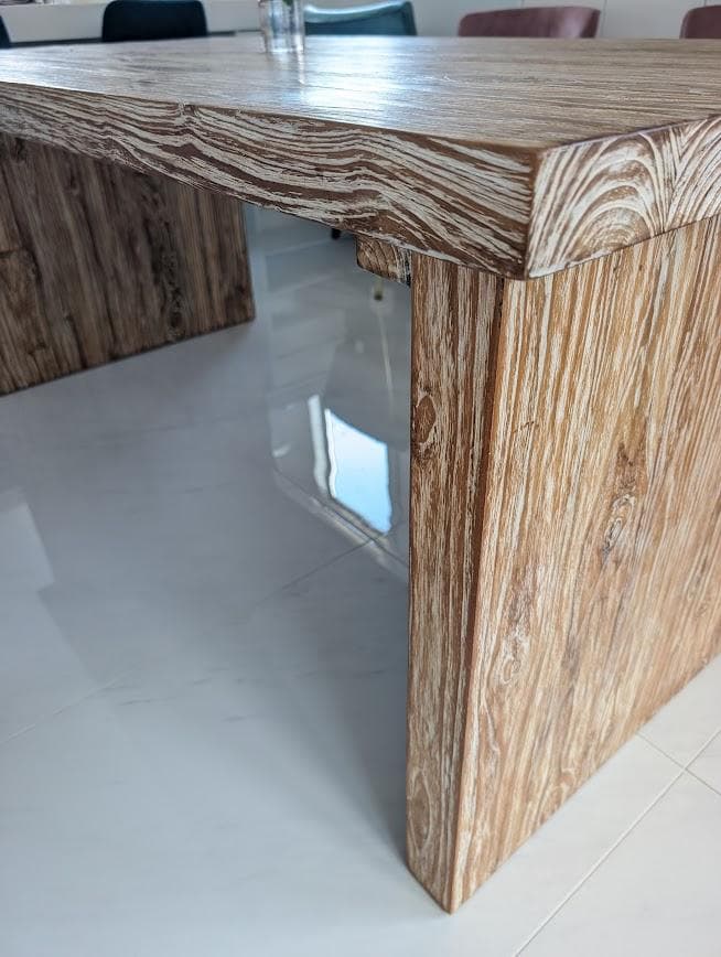 【フルーチェさま専用】KAJA オールドチーク ダイニングテーブル(W180)