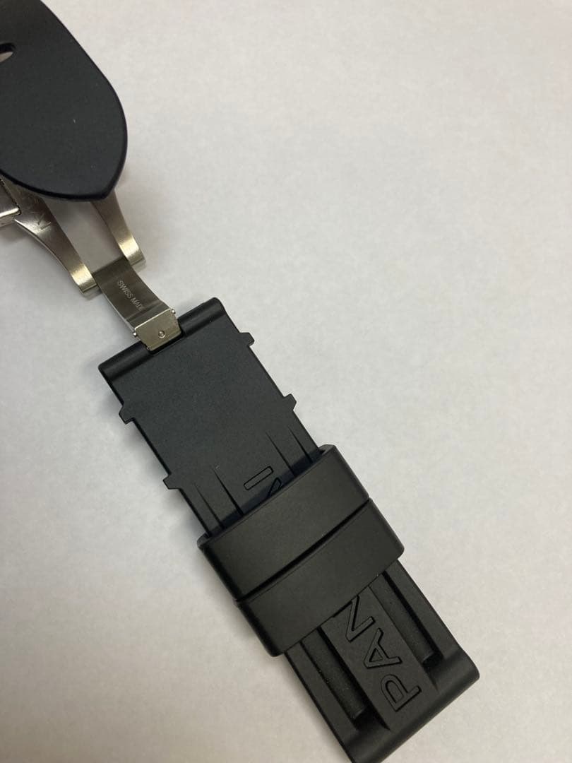 スピーク　パネライ ラバーベルト Dバックル 純正 PANERAI