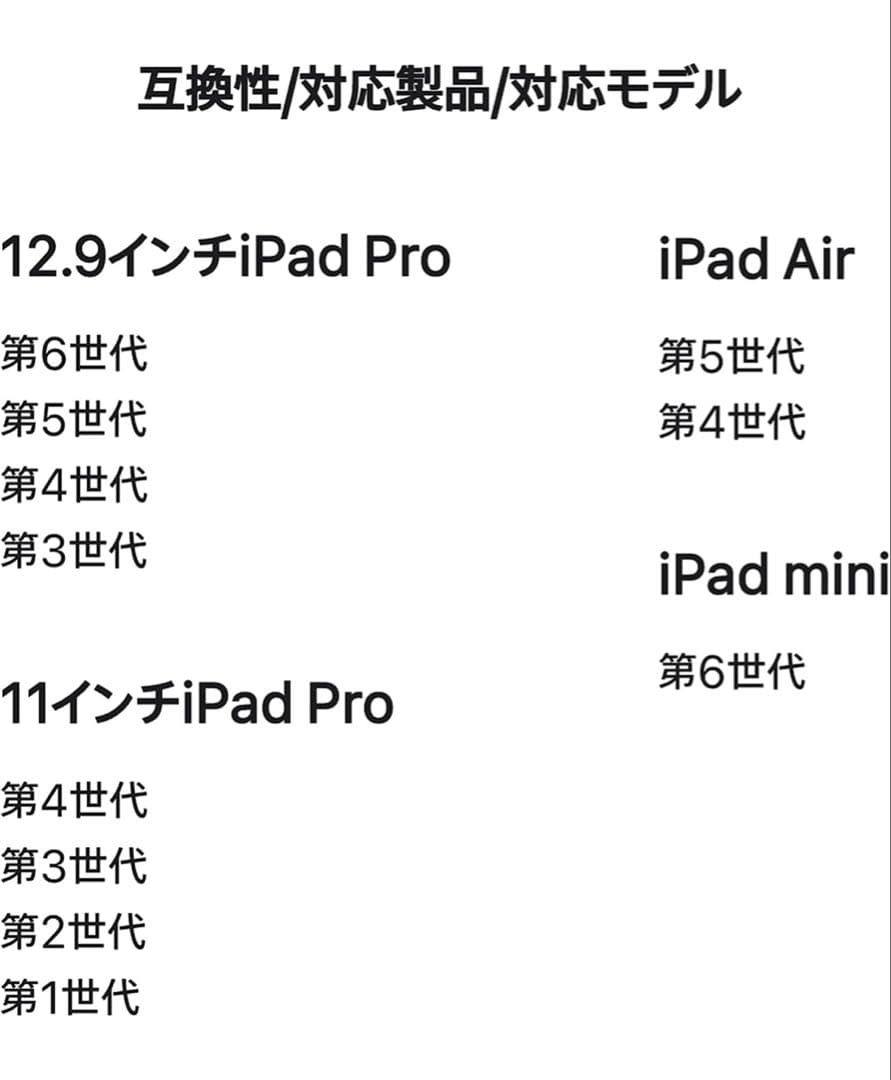 Apple Pencil (第2世代) ホワイト