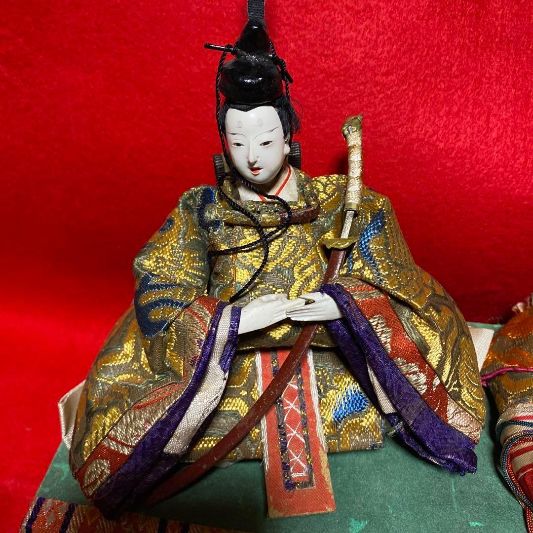 雛祭り　古い雛人形　１５体　お道具も　小さな　芥子雛　明治　大正戦前