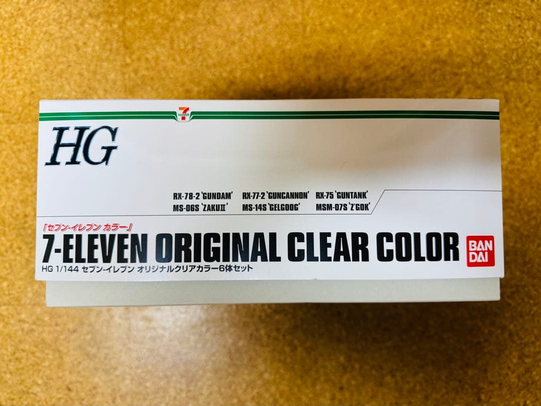 セブンイレブン限定 ガンダムキャンペーン ガンプラ　6体セット　クリアver