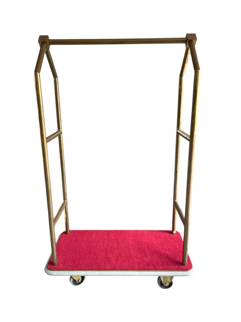 ブラスハンガー　バゲージカート　真鍮