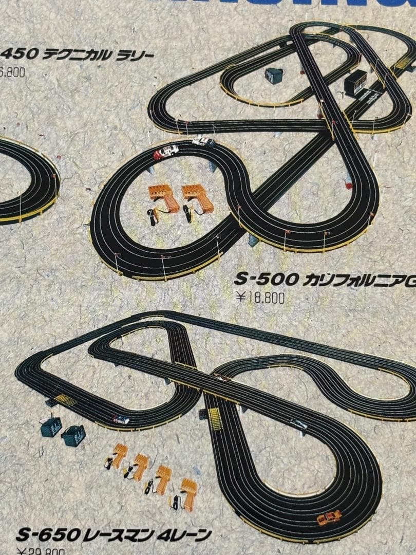 エポック社 TYCO SUPER CIRCUIT S-500 追加パーツ付き